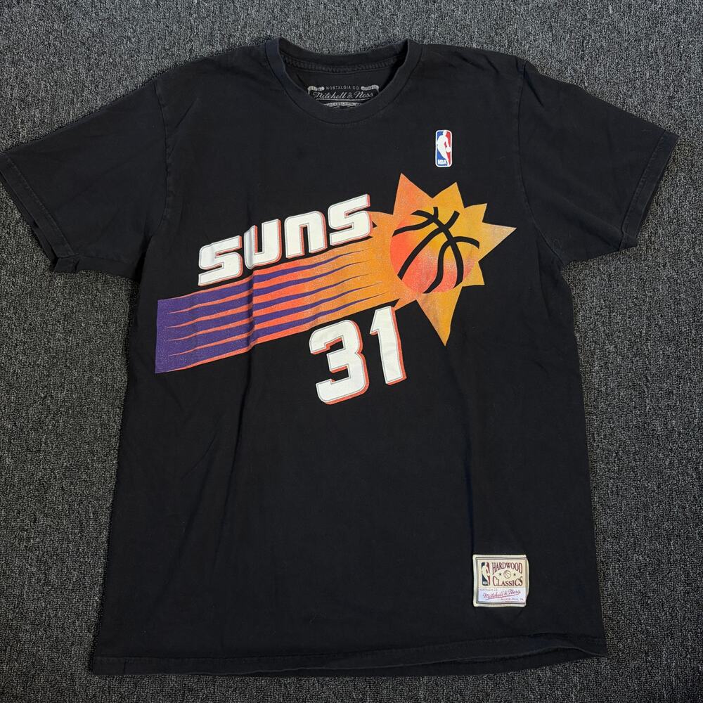 Vintage Y2k Phoenix Suns Mitchell Ness Arizona Nba Marion 31 Graphic Tee Large